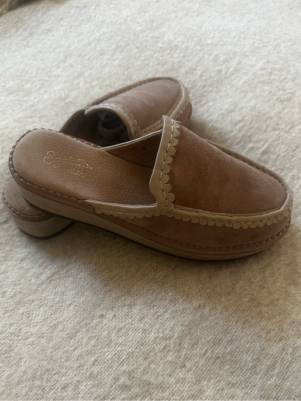Seychelles Stand Tall Clog Taupe Sz 9 - Picture 12 of 13